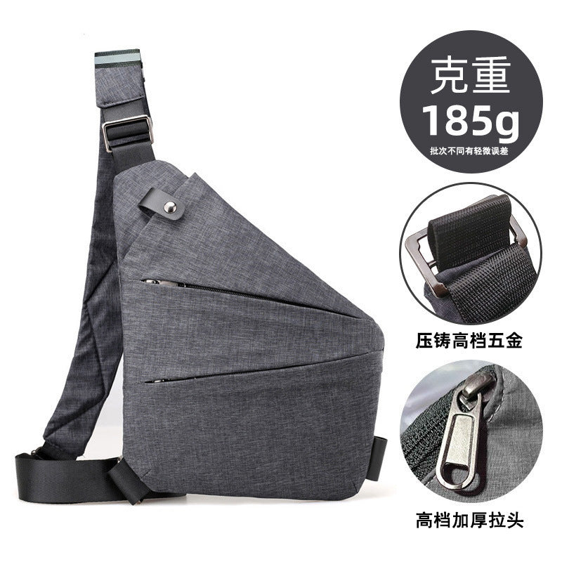 Chest Bag Men's Distinctive Shoulder Crossbody Bag Fashion Cross Bag Multifunctional Sports Fashion Underarm Bag Men's Chest Bag