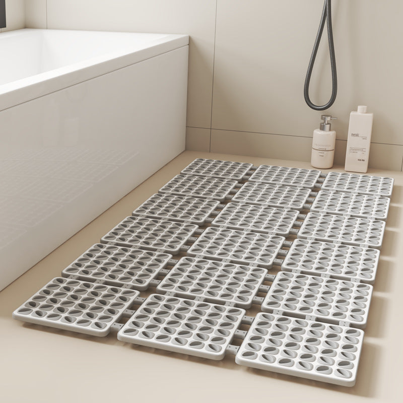 Bathroom Anti-slip Mat Shower Room Bathroom Anti-fall Mat Bathroom Toilet Waterproof Hollow Mat