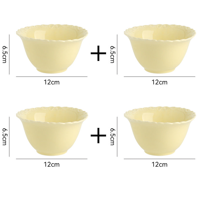 French ins style cream ceramic Western plate lace vintage dessert plate cream cake plate swing plate wholesale