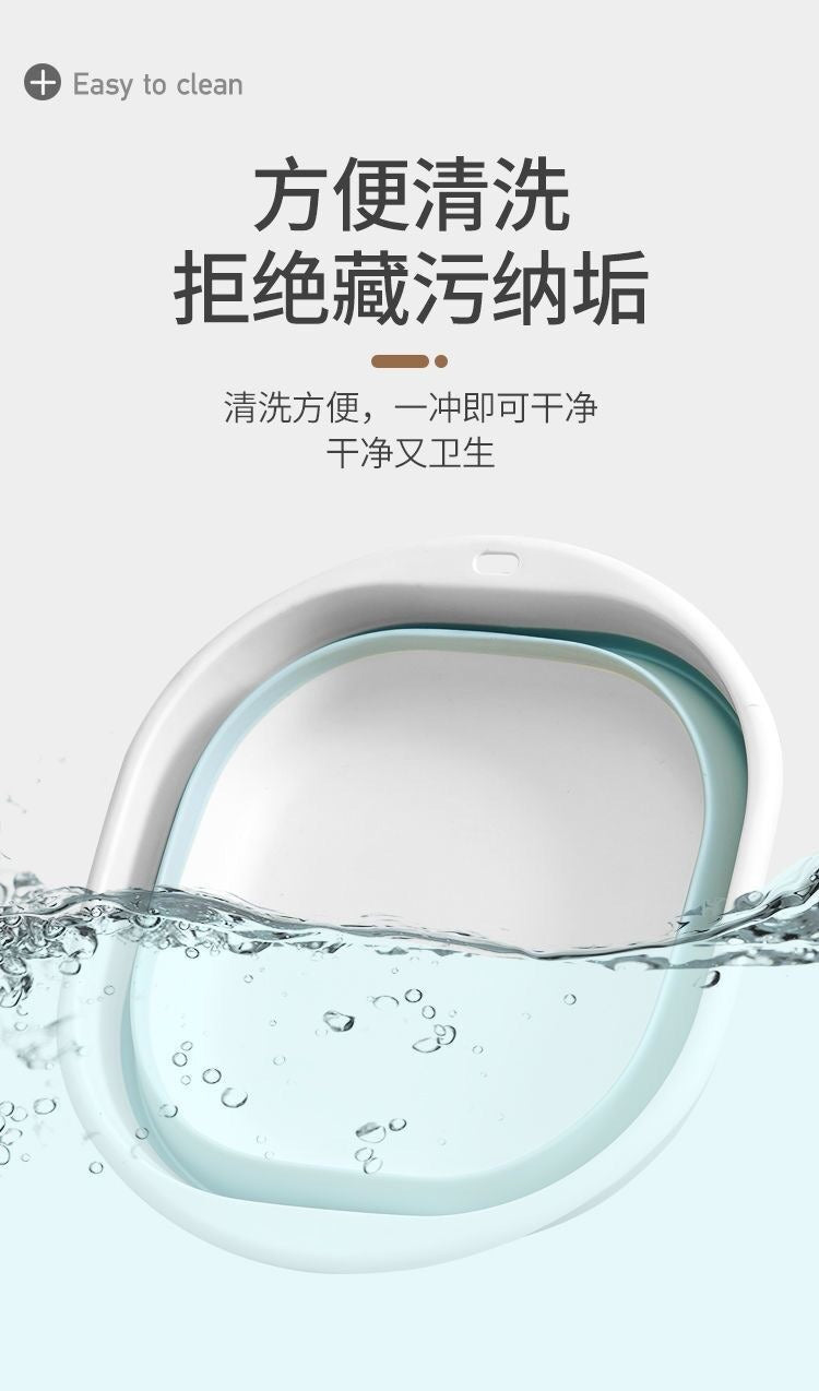 Portable Silicone Foldable Washbasin, Student Dormitory Footbath, Footbath, Multi-Purpose Folding Basin