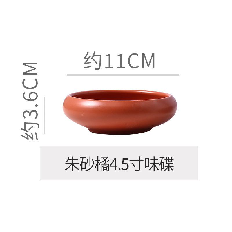 Retro Japanese Style Ceramic Bowl Creative Personality Household Rice Bowl Restaurant Special Snack Bowl Dessert Salad Bowl