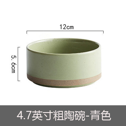 Ceramic Straight Plate Flat Bottom Deep Plate Soup Plate Japanese Seafood Plate Dish Plate Dessert Plate Nest Plate Simple Salad Bowl