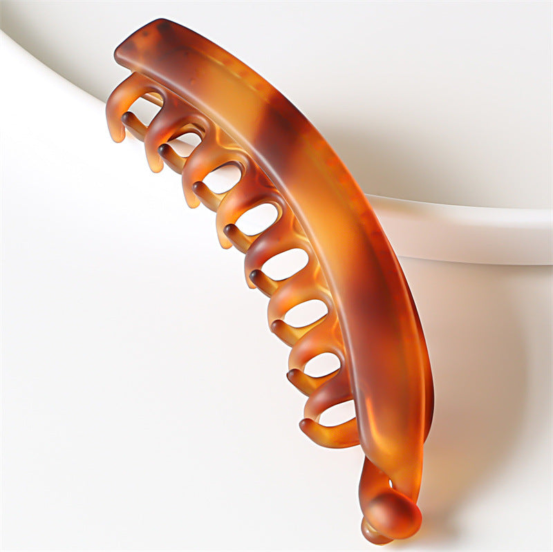 13cm Large Banana Clip Simple Vertical Hair Clip Elegant Hair Clip Ponytail Clip Back of the Head Grabber Wholesale