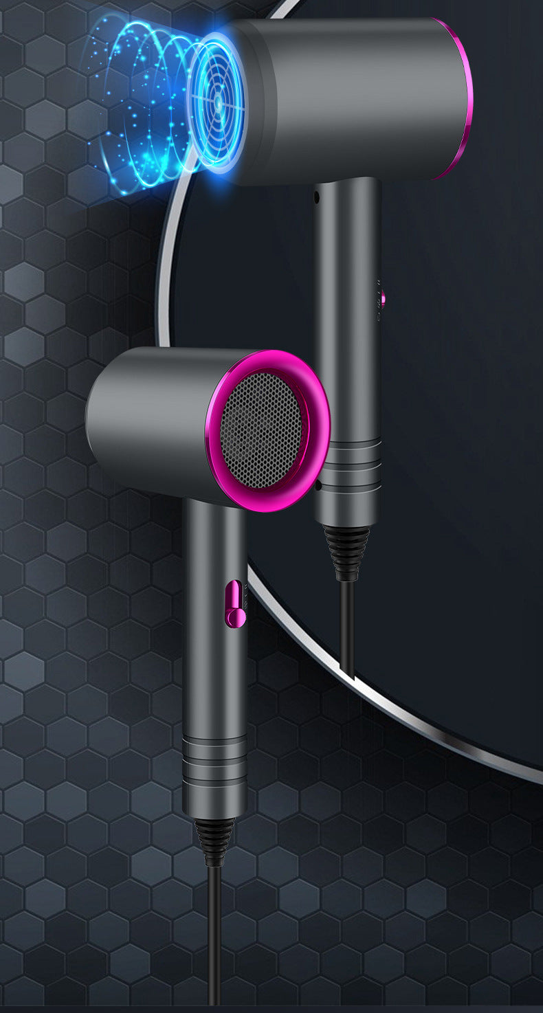 Hair Dryer Home Blue Light Negative Ion Hair Salon High Power Hair Dryer Dormitory Cold and Hot Air Hair Dryer Gift Cross Border
