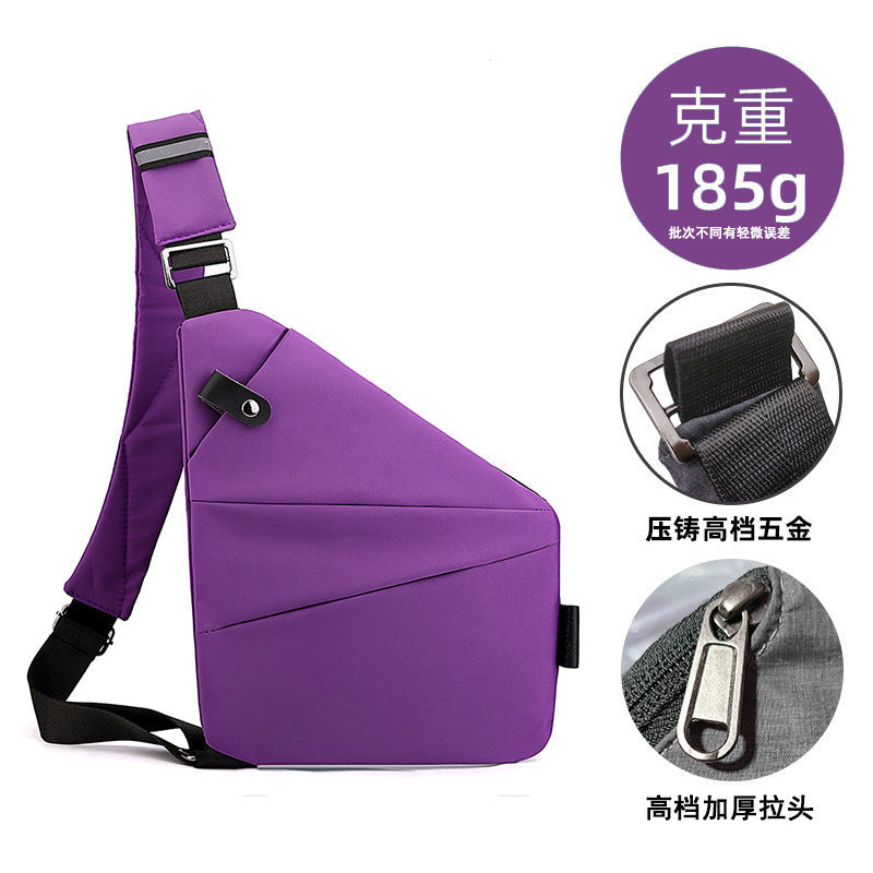 Chest Bag Men's Distinctive Shoulder Crossbody Bag Fashion Cross Bag Multifunctional Sports Fashion Underarm Bag Men's Chest Bag