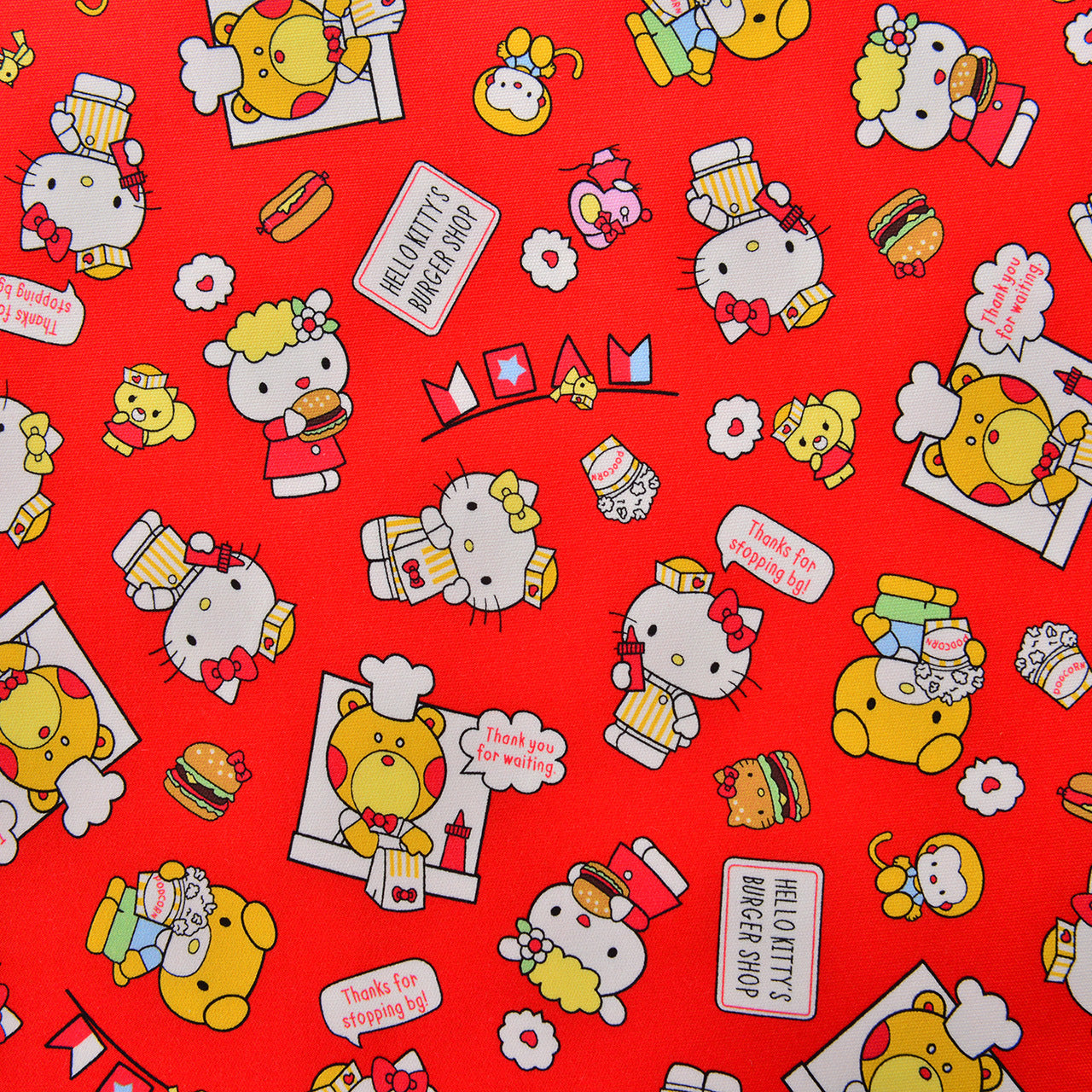 8 An Fine Sail Pure Cotton Ba An Canvas Fabric Handmade Tablecloth Bag Pet Cartoon Thickened Cotton Kitty Fabric