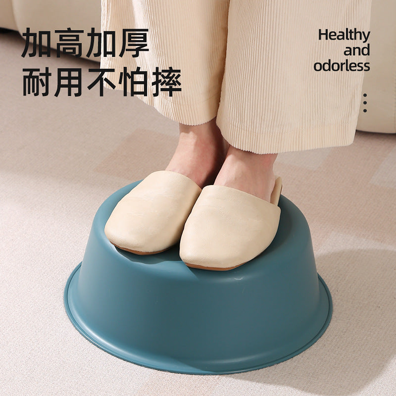 Washbasin plastic household large durable basin student dormitory baby contrast color small basin vegetable washing laundry foot basin