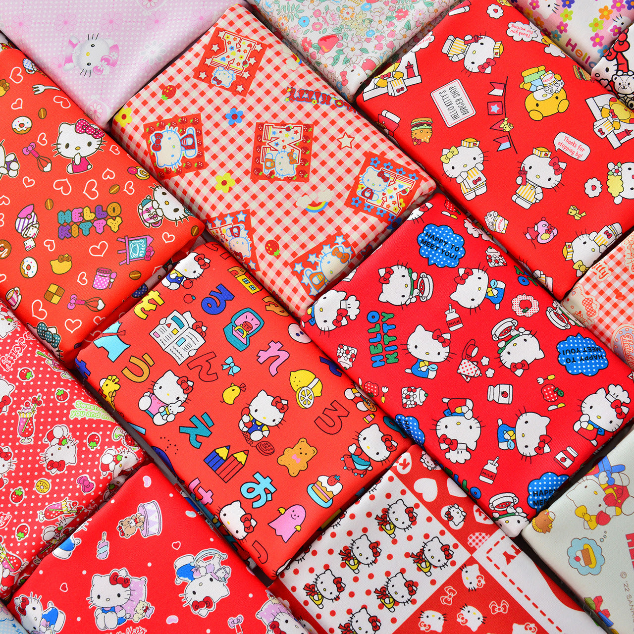 8 An Fine Sail Pure Cotton Ba An Canvas Fabric Handmade Tablecloth Bag Pet Cartoon Thickened Cotton Kitty Fabric