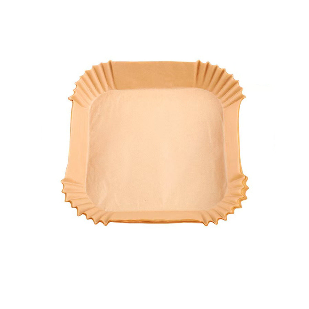 Air Fryer Paper Square Household Oil-Absorbing Paper Tray Grease-Proof Paper Plate Barbecue Air Fryer Special Paper Baking Paper