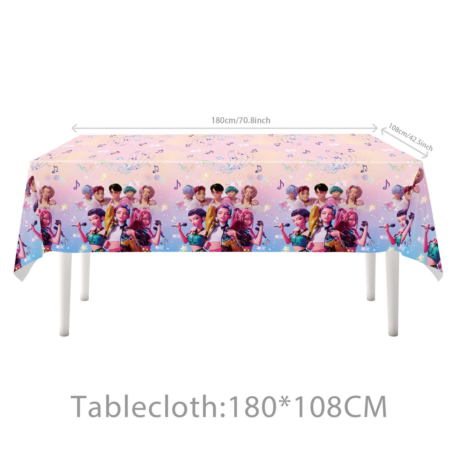 Amazon's New Pop Hunter Witch Group Theme Birthday Party Supplies Set Paper Plate Tissue Tablecloth Decoration