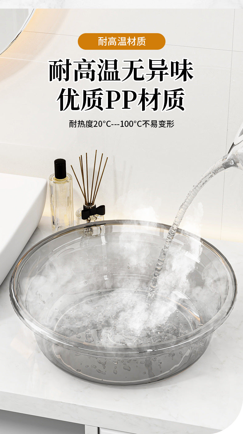 Washbasin Thickened Plastic Household Large-size Laundry Basin Student Dormitory Foot Basin Baby Small Basin