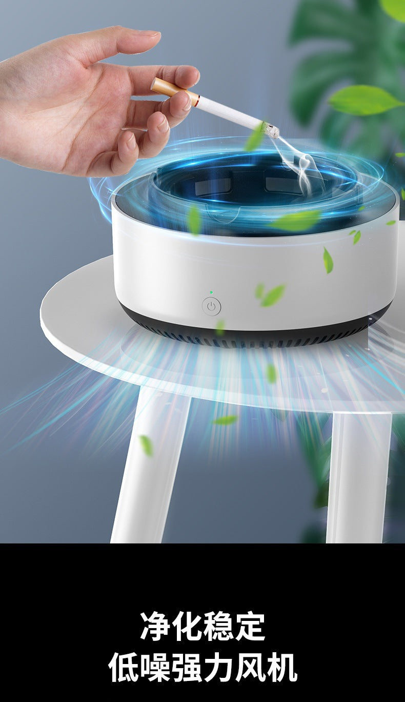 Self-priming household negative ion oxygen bar oxidation purifier multifunctional intelligent second-hand smoke dust ashtray