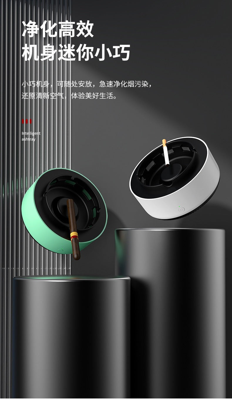 Self-priming household negative ion oxygen bar oxidation purifier multifunctional intelligent second-hand smoke dust ashtray