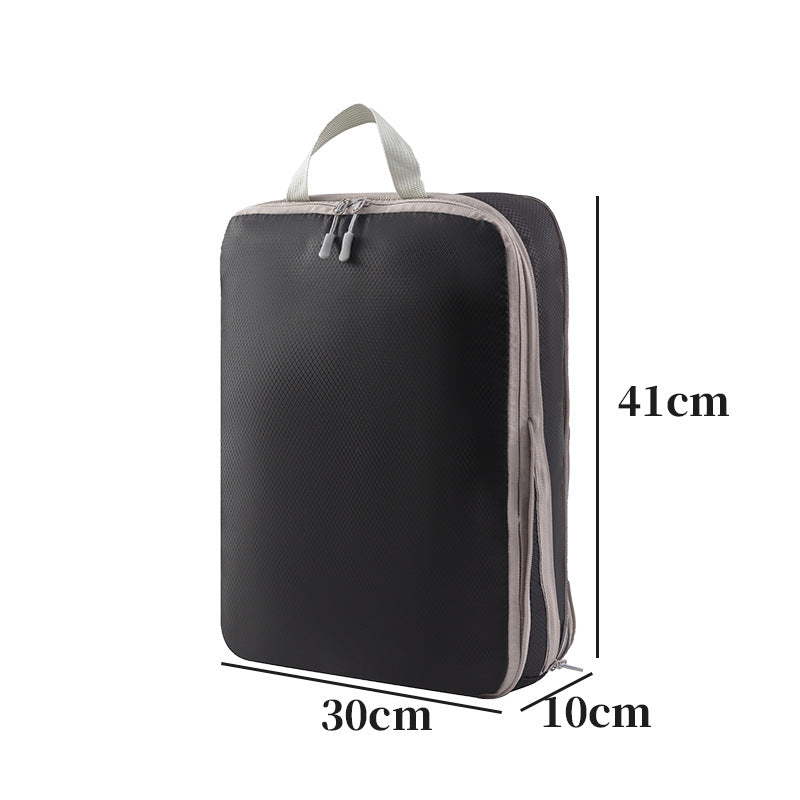Travel Storage Bag Compression Bag Four-piece Set Travel Artifact Packaging Clothing Washing and Maternity Suitcase Organizing Bag