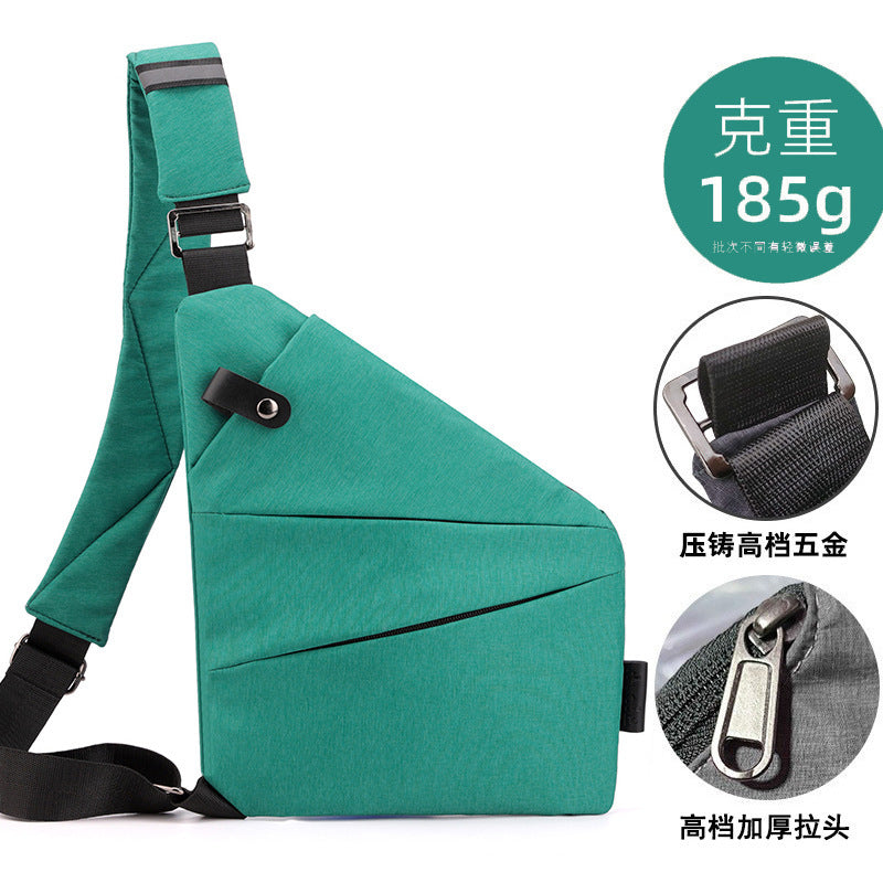 Chest Bag Men's Distinctive Shoulder Crossbody Bag Fashion Cross Bag Multifunctional Sports Fashion Underarm Bag Men's Chest Bag