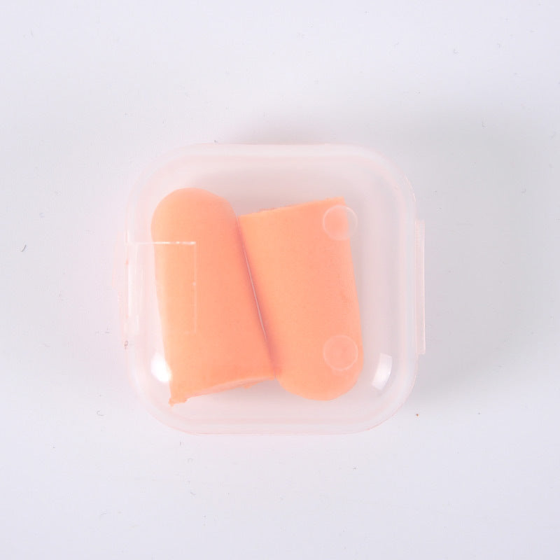 Slow Rebound Sponge Memory Foam Sleep Noise Reduction Isolation Mute Anti-Noise Travel Nap Ready Stock Wholesale Earplugs