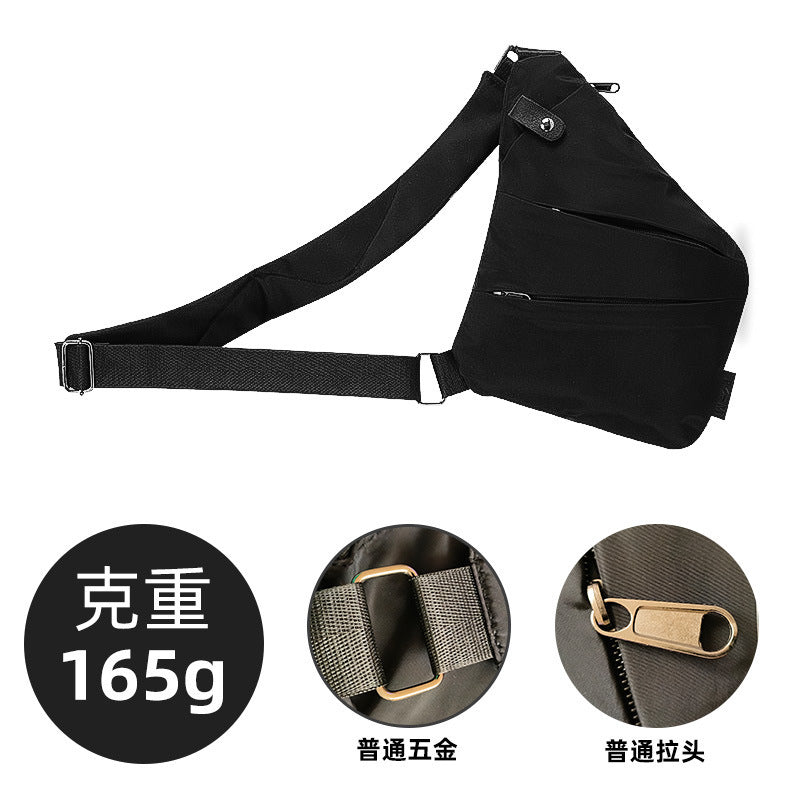 Chest Bag Men's Distinctive Shoulder Crossbody Bag Fashion Cross Bag Multifunctional Sports Fashion Underarm Bag Men's Chest Bag