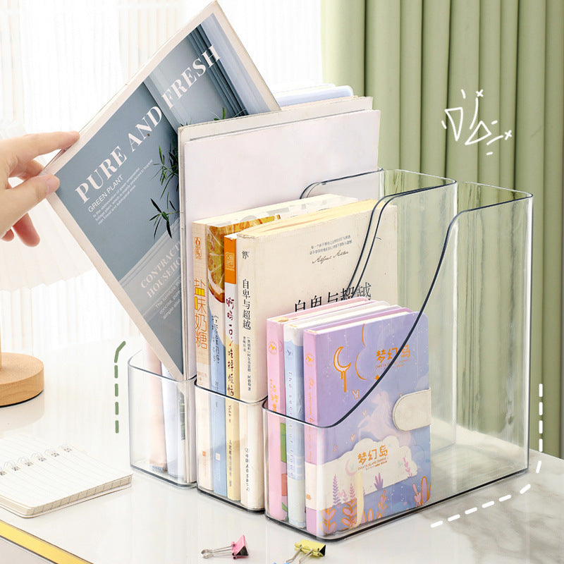 Document storage rack wholesale thickened transparent desktop a4 acrylic vertical office data file student finishing rack