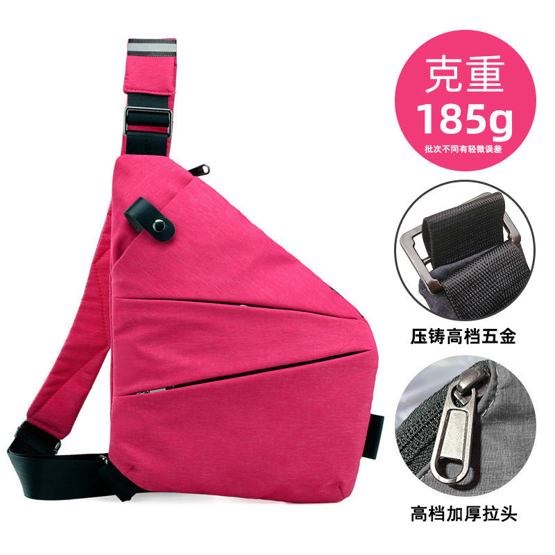Chest Bag Men's Distinctive Shoulder Crossbody Bag Fashion Cross Bag Multifunctional Sports Fashion Underarm Bag Men's Chest Bag