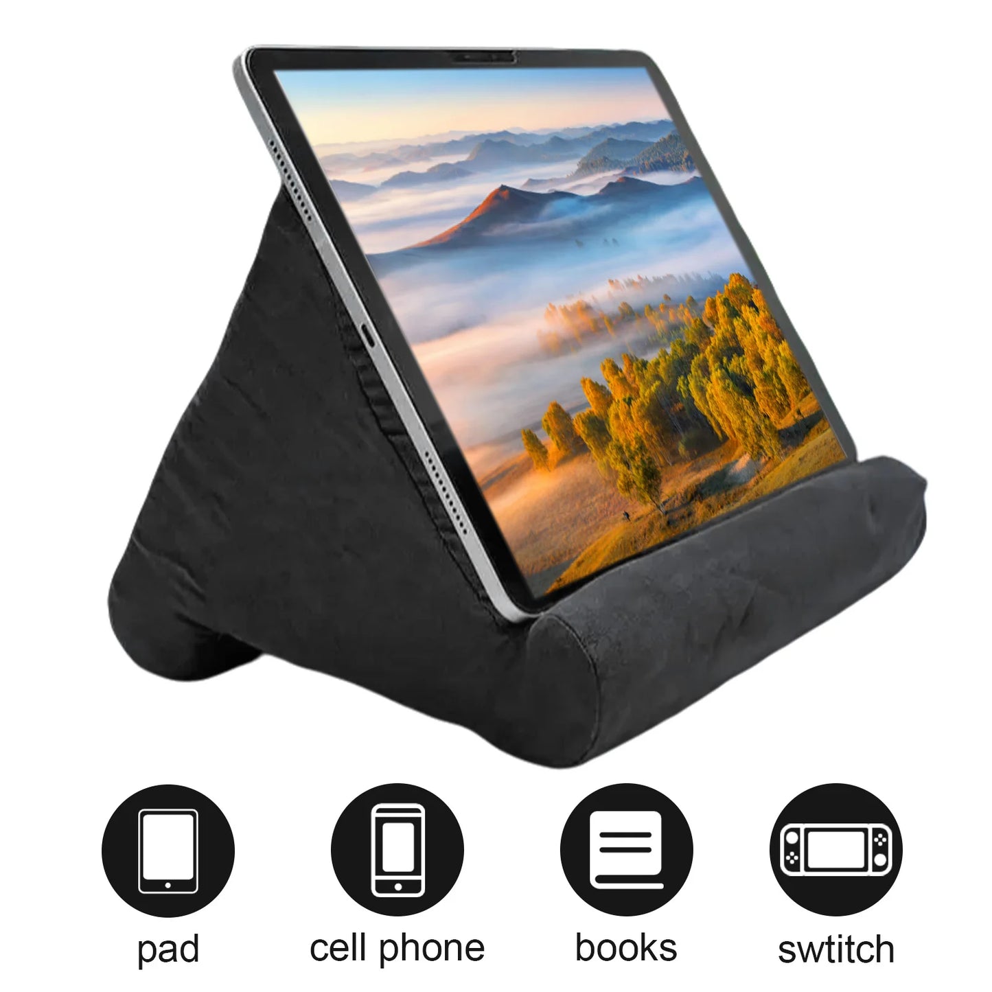 Sponge Pillow Tablet Stand Holder Pillow Pad Ultra Multi-Angle Soft Tablet Stand for Samsung Xiaomi Tablet Holder Reading Stand