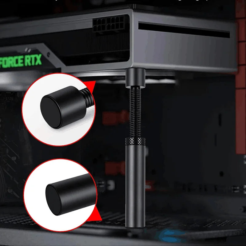 GPUHOLD Graphics Card GPU Holder Magnetic Bracket Video Card Holder Vertical Telescopic Rotating Stand