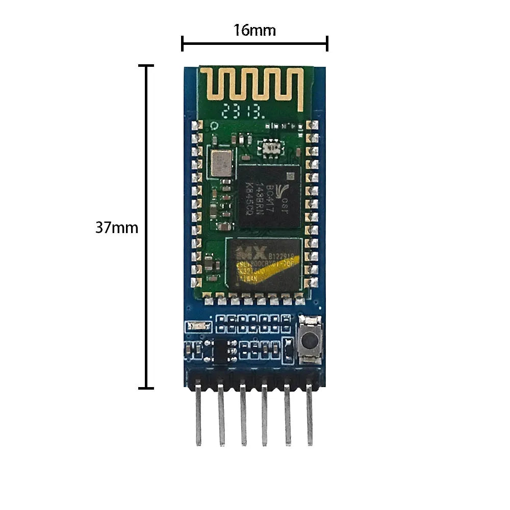 HC-05 HC-06 Master-Slave 6Pin/4Pin Anti-Reverse, Integrated Bluetooth Serial Pass-Through Module, Wireless Serial for Arduino