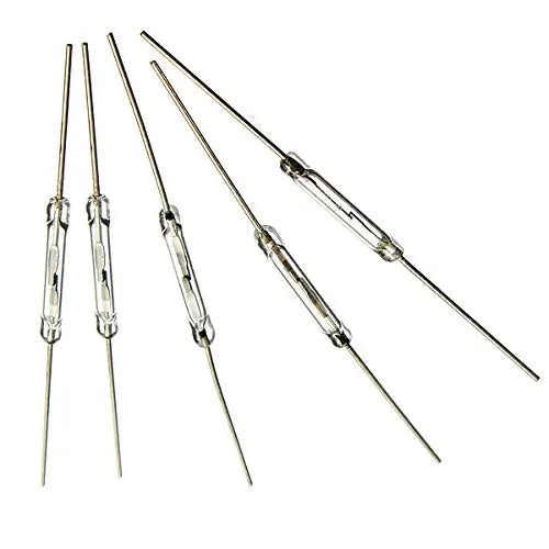 10pcs N/O Reed switch Magnetic Switch 2 * 14mm Normally Open Magnetic Induction switch