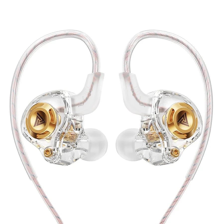 Original QKZ AK6 In Ear Earphone 6 Dynamic Driver Unit Headphone With Mic Stereo Sports HIFI Subwoofer Headset Monitor Earbuds