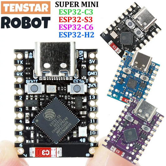 TENSTAR ESP32-S3 ESP32-C3 ESP32-H2 ESP32-C6 Development Board WiFi Bluetooth Module Single-Core SupmerMini XIAO