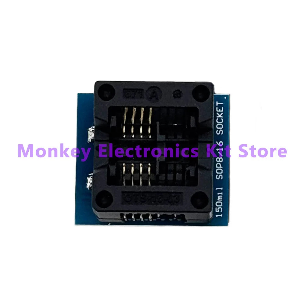 CH341A/B Programmer adapter+SOP8 clip+SOIC8 adapter with cable+1.8V adapter CH341A EEPROM Flash BIOS USB programmer ZIF adapter