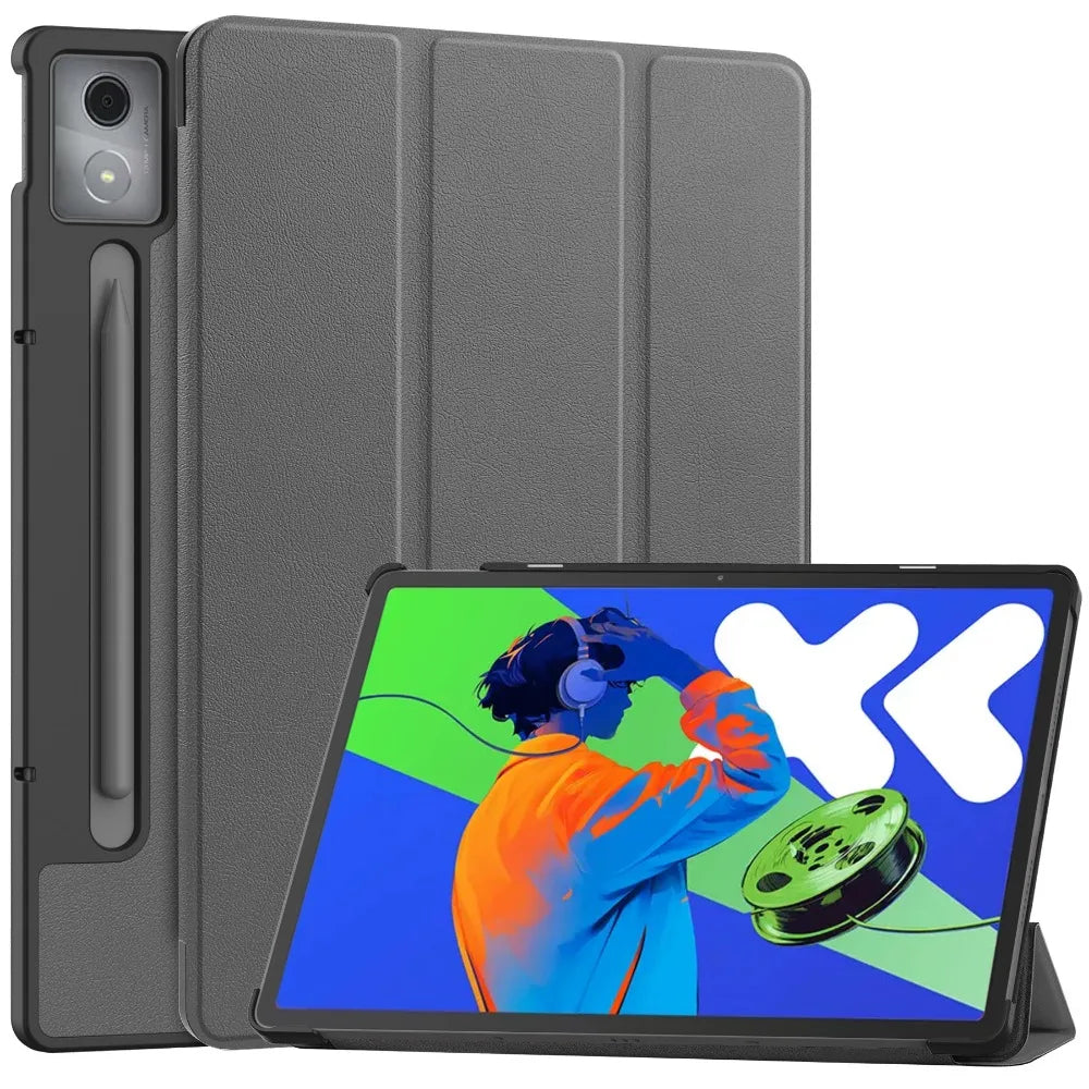 For Xiaoxin Pad Pro 12.7 2025 Tri-Folding Stand Smart Tablet Case for Lenovo XiaoxinPad Xiaoxin Pad Pro 12.7 2025 Cover funda
