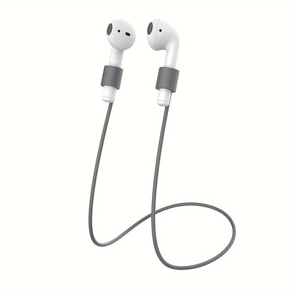 Suitable For Wireless Earphones Anti-lost Rope Silicone Anti-lost Lanyard For Airpods Earphones.