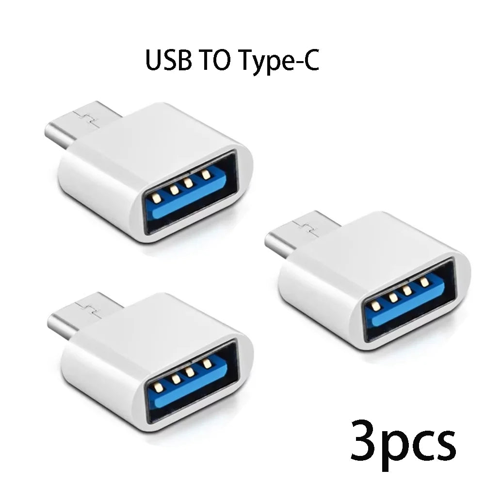 Mini Type-C  to USB Adapter 3.0 USB-C  Male OTG A Female Data Connector For MacBook ProiPadMini 6/ProMacBookAirType CDevice