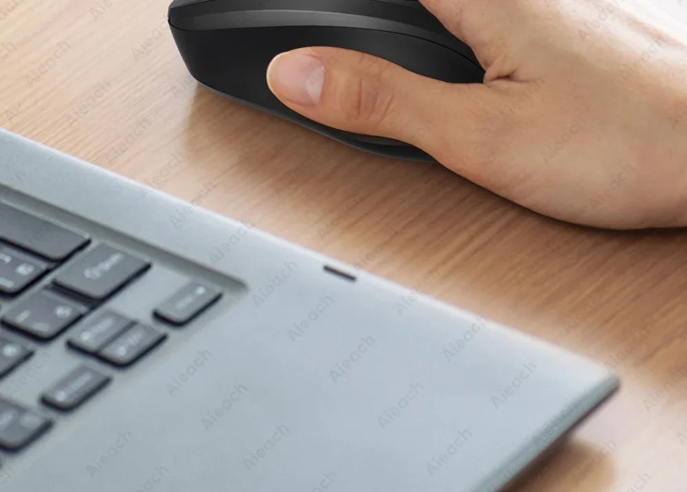 Portable Wireless Bluetooth Mouse Compact Ergonomic 2.4G USB Noiseless 1600DPI 500mAh Rechargeable for PC Tablet Laptop MacBook