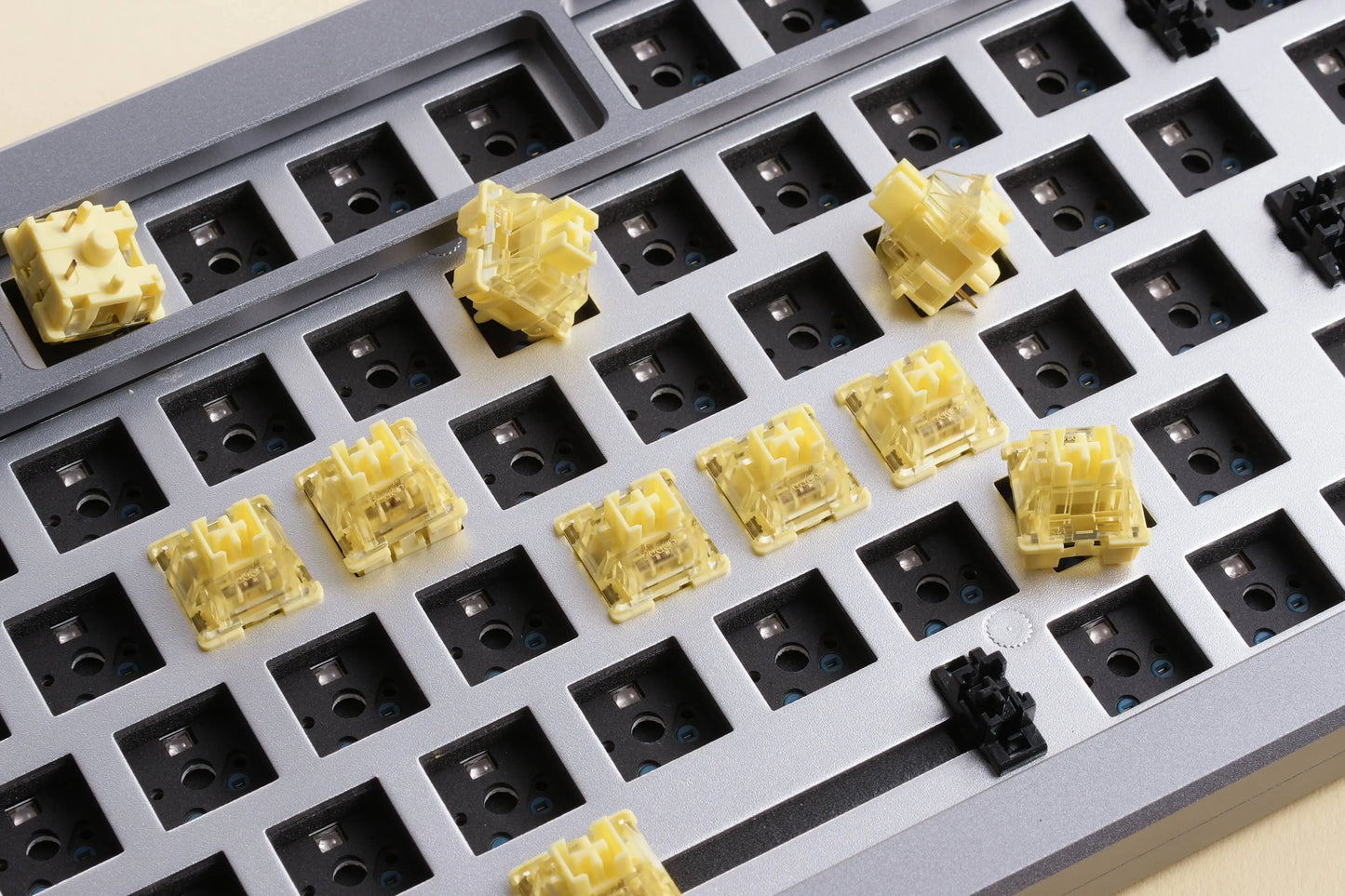 Akko V3/V5 Cream Yellow Pro Switch 5 Pin 50gf Linear With Stable Dustproof Stem For Mx Mechanical Keyboard (45 pcs)