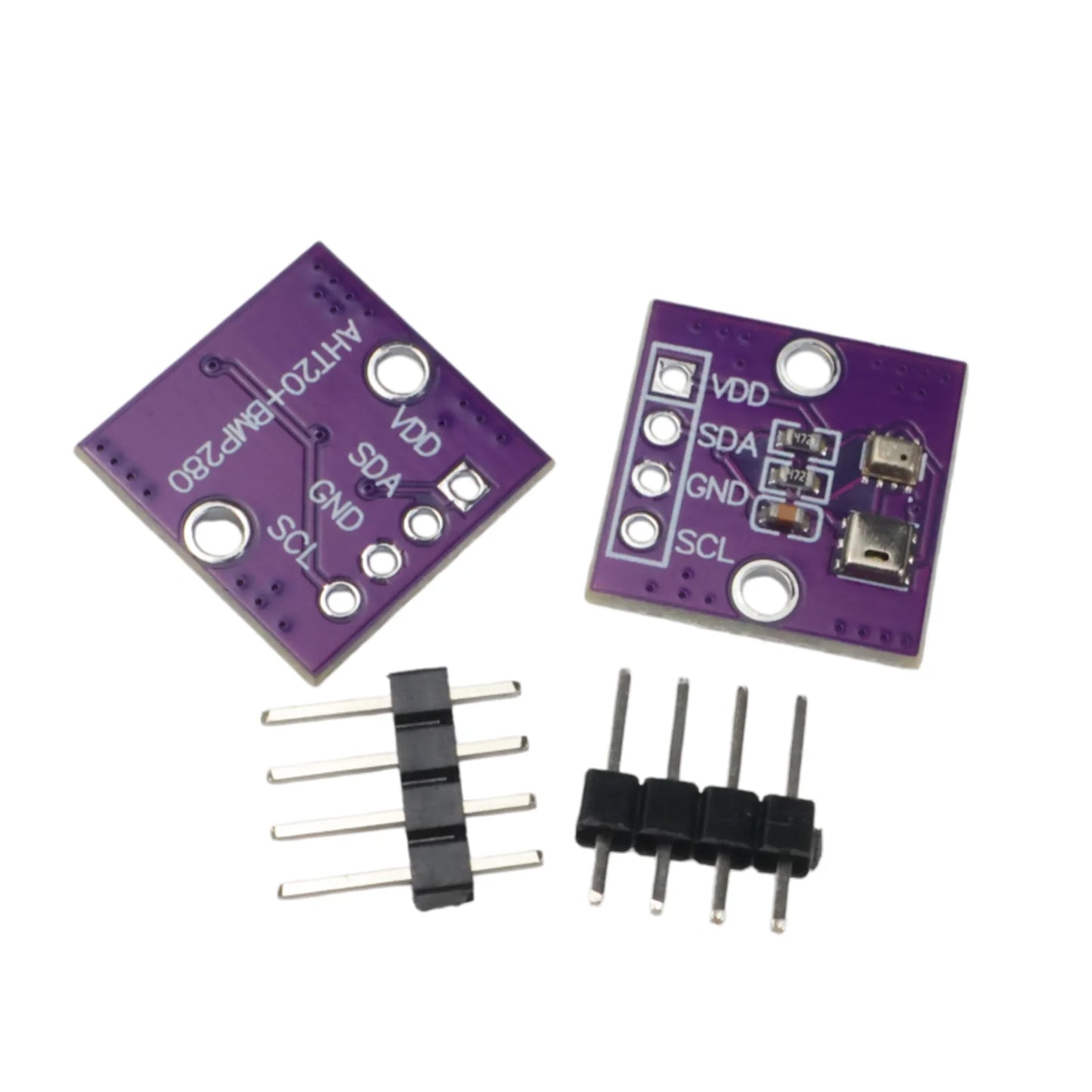 AHT20+BMP280 Temperature Humidity Air Pressure Sensor Module High-Precision I2C 2-5V for Arduino Raspberry Pi