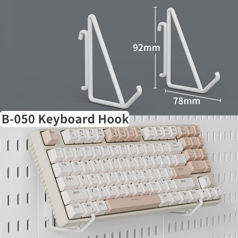 The Ultimate Modular Desk System | Plastic Pegboard Organizer Lets You Combine Hooks, Bins, Shelves & Baskets Freely