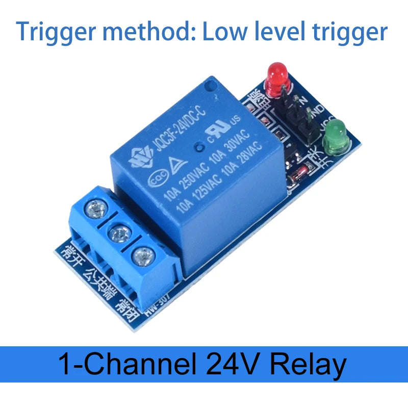 DC 5V 12V 24V 1 2 4 6 8 Channel Relay Module Board Shield with Optocoupler / High and Low Level Trigger for Arduino Raspberry