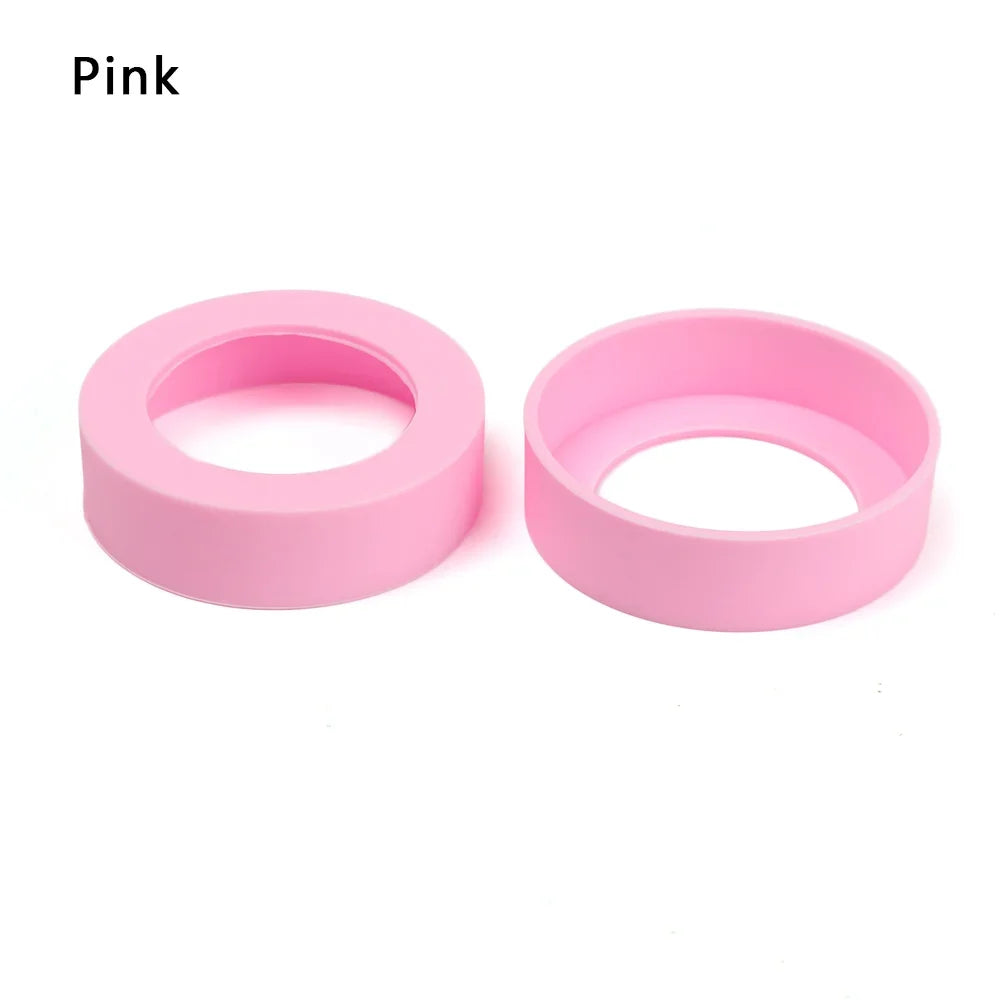 Silicone Thermos Cup Coasters Non-Slip Durable Table Mats Round Insulation Cup Mat Anti-fall Water Drink Bottle Pad Kitchen tool