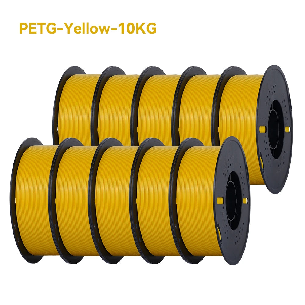 10KG 1.75mm PETG Filament Tangle-Free, High Quality 3D Printing Eco-friendly Plastic Consumables 22LBS, Vacuum Packaging 3D Printing