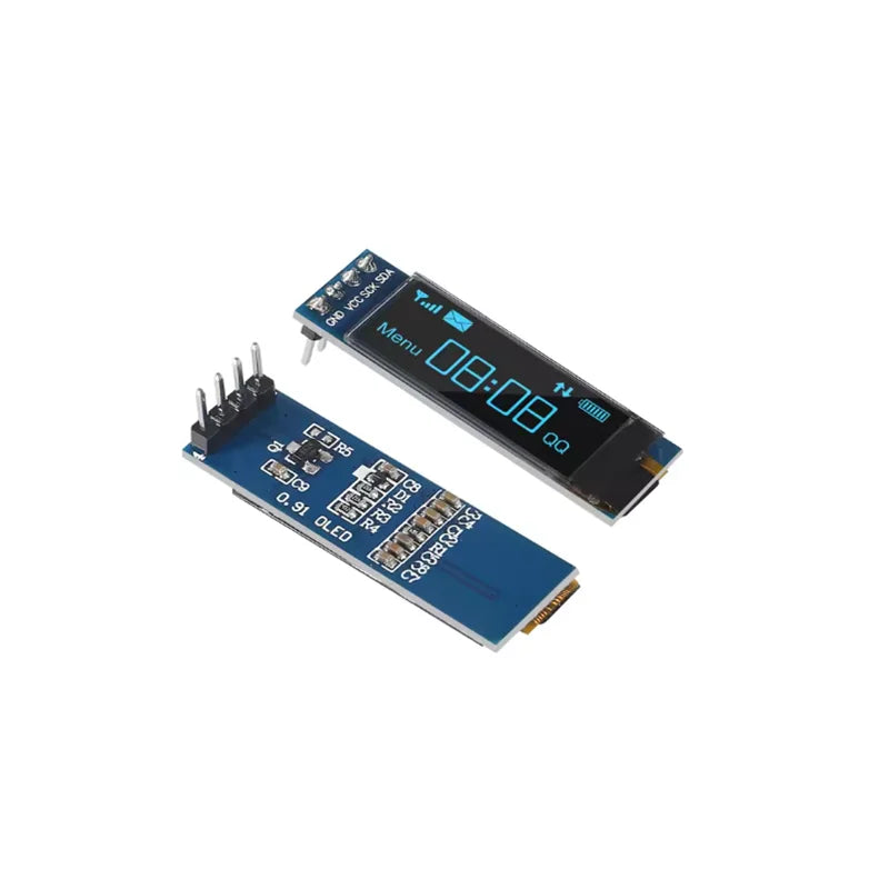 1-10pcs 0.91 inch OLED display module white/blue OLED 128X32 LCD LED Display SSD1306 12832 0.91 IIC i2C Communicate for ardunio