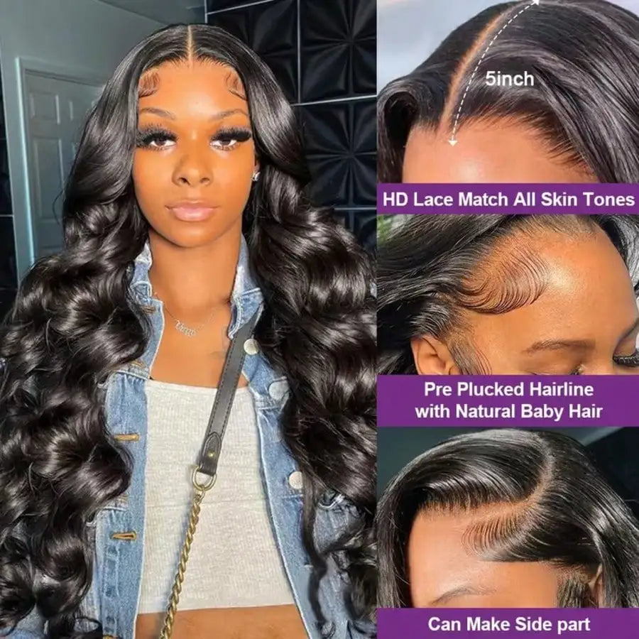 30 40 Inch Body Wave Human Hair Wigs 13x6 Hd Lace Front Wig human hair 13x4 360 Lace Frontal Wigs 4x4 Lace Closure Wig For Women