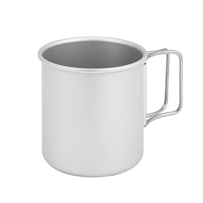 300ML Camping Mug Aluminium Alloy Folding Cup  Hike Mug Ultra-Light Camping Travel Water Cup Outdoor Camping Cookware  taza
