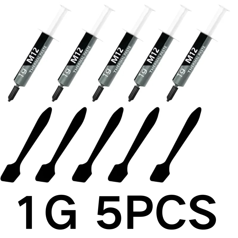 Thermal Paste Thermal Conductive Grease Paste 12.4 W/MK 1/4/8/15/30g For Game PC PS5 CPU GPU Cooling