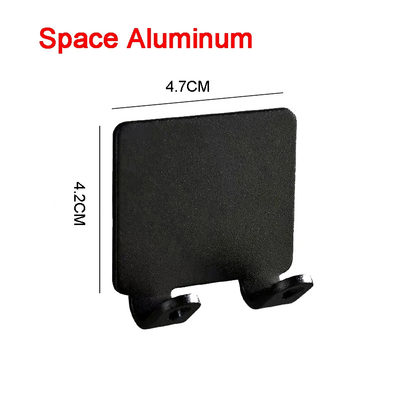 Shaving Razor Holder Space Aluminum Men Shaving Shaver Storage Hook Wall Shelf Razor Rack Bathroom Kitchen Multipurpose Hook