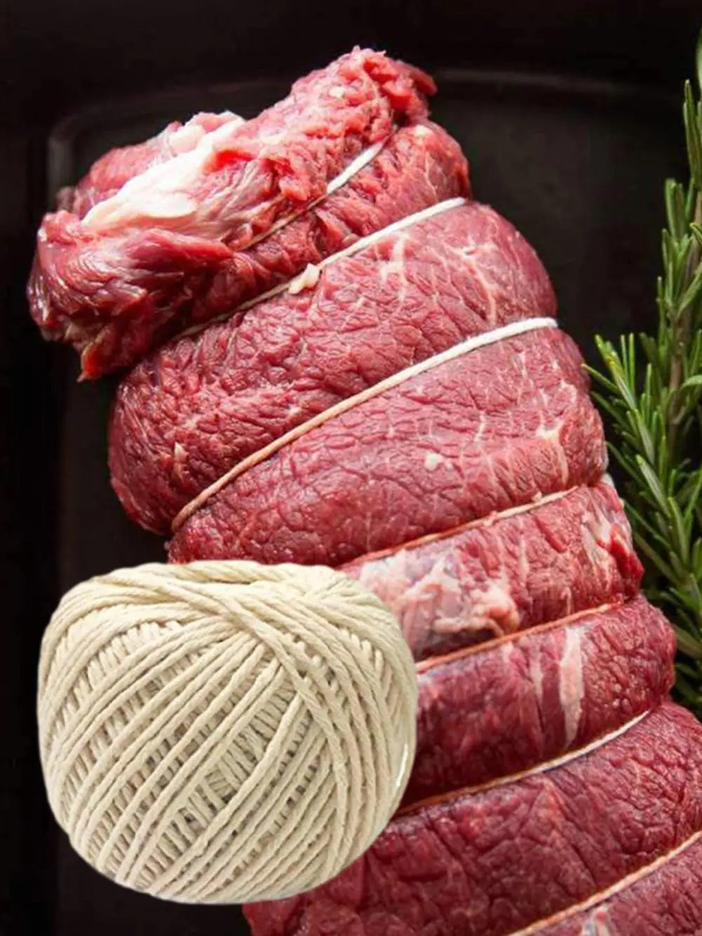 70m Cooking Tools Butcher's Cotton Twine Meat Prep Trussing Turkey Barbecue Strings Meat Sausage Tie Rope Cord Kitchen Supplies