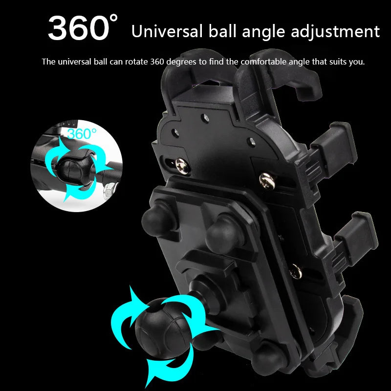Mobile Phone Holder  Module Adjustable at Any Angle for Motorcycle Scooter ATV bike Cell Phone Bracket