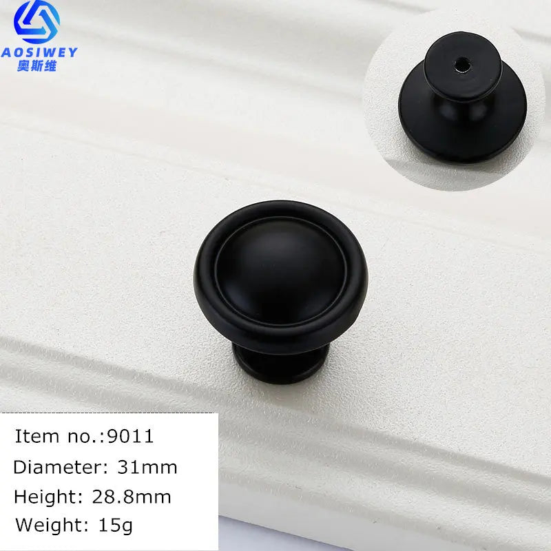 Black Handles for Furniture Cabinet Knobs and Handles Kitchen Handles Drawer Knobs Cabinet Pulls Cupboard Handles Knobs
