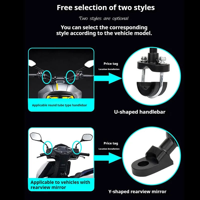 Motorcycle Shock-Absorbing Shock-Proof Mobile Phone Holder Electric Vehicle Riding Smart Phone with Shock Absorber Shock-Proof