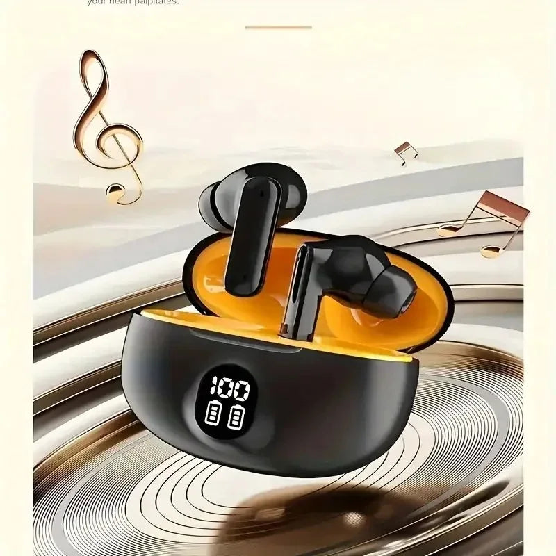 Wireless Headsets Bluetooth Earphone Wireless Earbuds LED Power Display Sport Headphone with Mic for Smart Phone